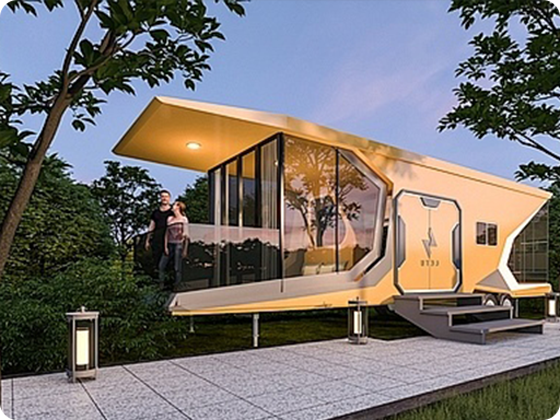 Model 40ft 20ft 2 Story Pod House Prefab Combination 3 Bedroom 2 Bath Apple Cabin